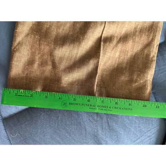 Lafayette 148 NY Women’s Brown Linen Wool Blend Wide Leg Trouser Dress Pants 16 - Picture 9 of 9